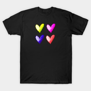 Colorful Hearts T-Shirt